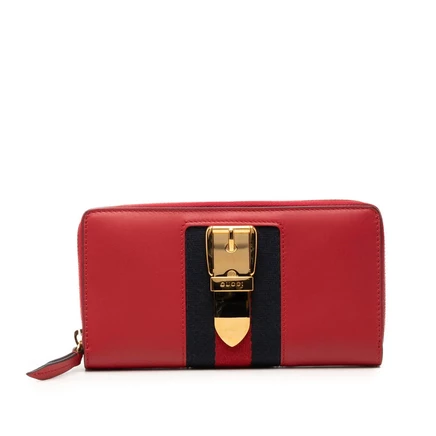 Женский кошелек Gucci Sylvie из кожи, б/у