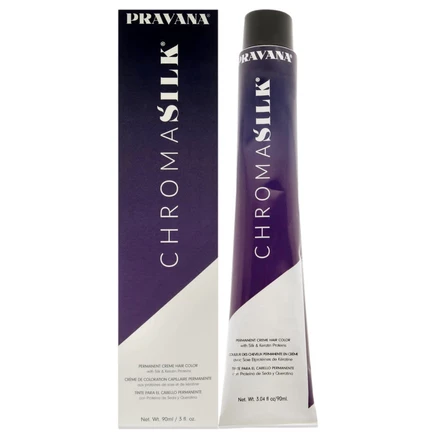 Крем-краска Pravana ChromaSilk 6.37, 89 мл, фиолетовый блонд