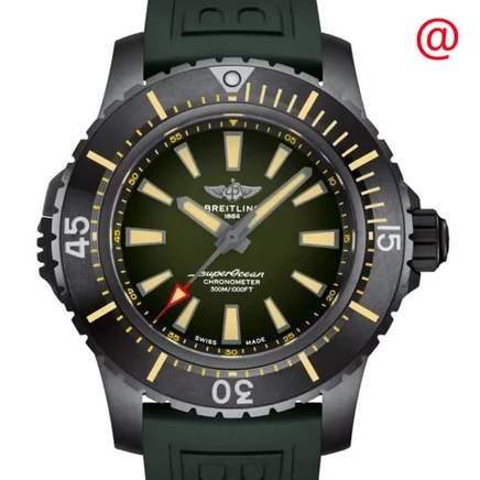 Мужские часы Breitling Superocean б/у, зеленые