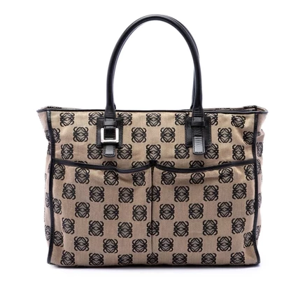 Женская сумка-шопер Loewe Anagram Canvas Repeat