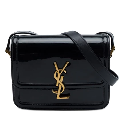 Женская сумка Saint Laurent Solferino малая лаковая