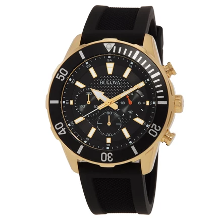 Мужские часы Bulova Classic 98A270, хронограф, черные