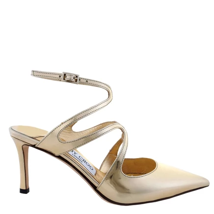 Женские туфли Jimmy Choo Azia 75, золотистые