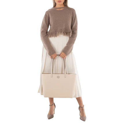 Женская сумка-шопер Tory Burch Brie McGraw из зернистой кожи