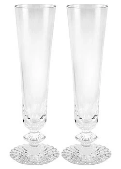 Фужеры для шампанского Baccarat Mille Nuits, 2 шт., прозрачные