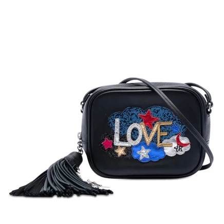 Женская сумка Saint Laurent Blogger Love, мини, кожаная