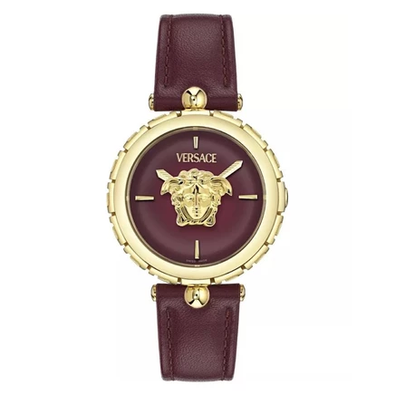 Женские часы Versace Medusa Jewel VE0B00125, бордовые