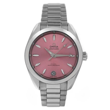 Женские часы Omega Aqua Terra 220.10.34.20.10.003, розовые