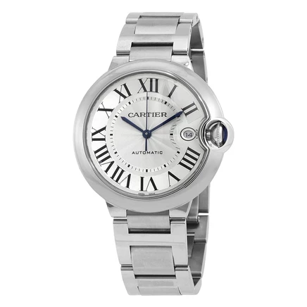 Мужские часы Cartier Ballon Bleu WSBB0040, серебристые