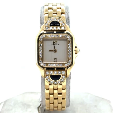 Женские часы Cartier Panthère Art Deco 1280/2, бежевые