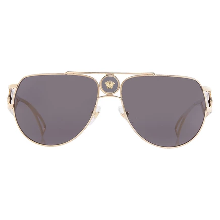 Мужские очки-авиаторы Versace VE2225, золотые