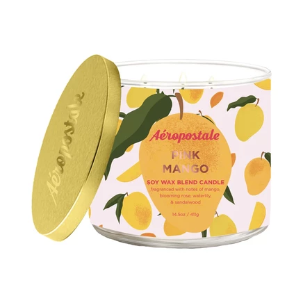 Ароматическая свеча Aeropostale Pink Mango, 411 г
