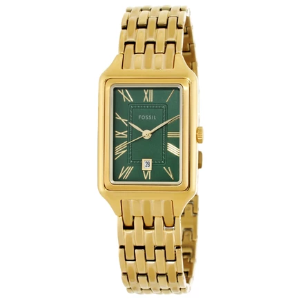 Женские часы Fossil Raquel ES5452, кварцевые, зеленые