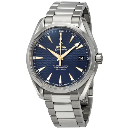 Мужские часы Omega Aqua Terra 231.10.42.21.03.006, синие