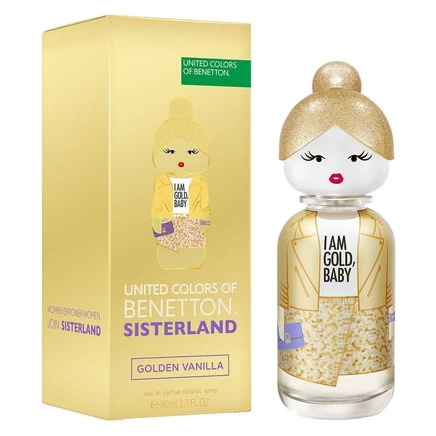 Женские духи Benetton Golden Vanilla, 80 мл