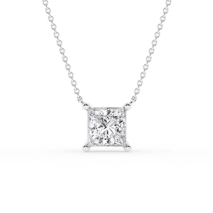 Женская подвеска Brilliant Diamond, 1 карат, принцесса