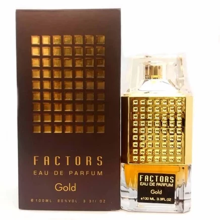 Мужская парфюмерная вода Efolia Factors Gold, 100 мл