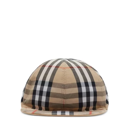 Двусторонняя кепка Burberry Check из хлопка