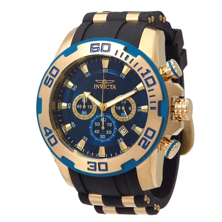 Мужские часы Invicta 22341, хронограф, синие