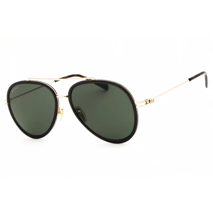 Мужские солнцезащитные очки Gucci GG1981S, серо-золотистые