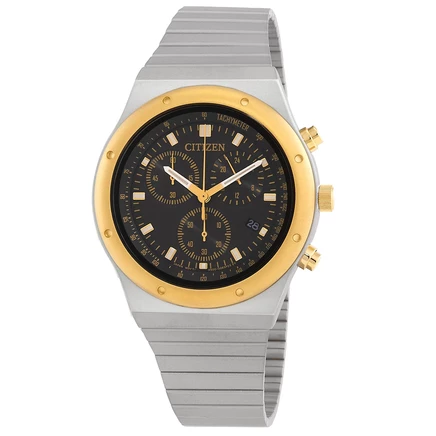 Мужские часы Citizen AT2544-64E с хронографом, черные
