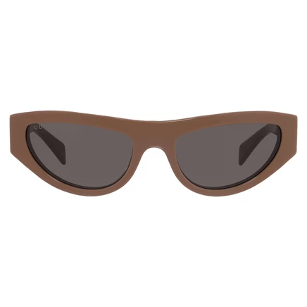 Женские очки Gucci GG1919S, кошачьи, серо-бежевые