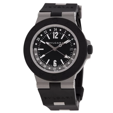 Унисекс-часы Bvlgari Titanio GMT 104300, черные