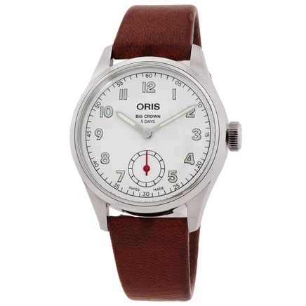 Мужские часы Oris Big Crown 01 401 7781, белые