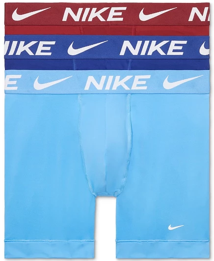 Мужские боксеры Nike Essential Micro, 3 пары, черничные