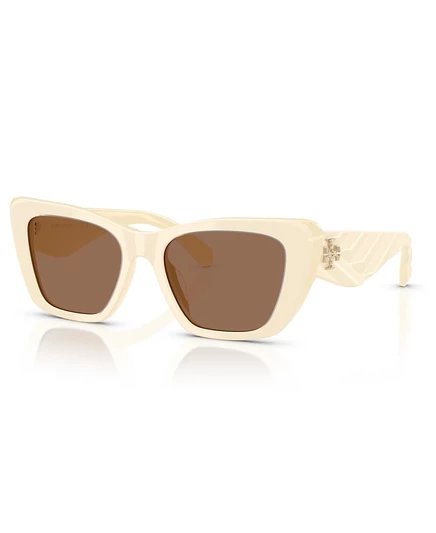 Женские солнцезащитные очки Tory Burch TY7216U, кремовые