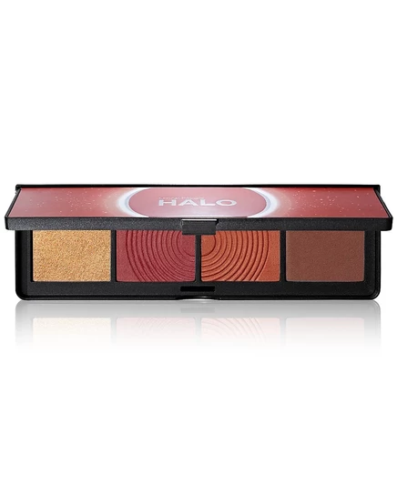 Палитра для лица Smashbox Halo Sculpt + Glow с витамином Е фиолетового цвета