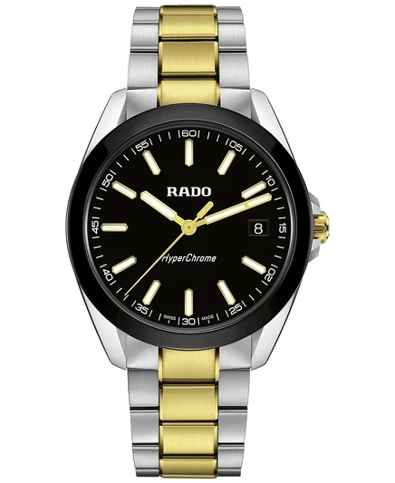 Мужские часы Rado HyperChrome 42 мм двухцветные, черные