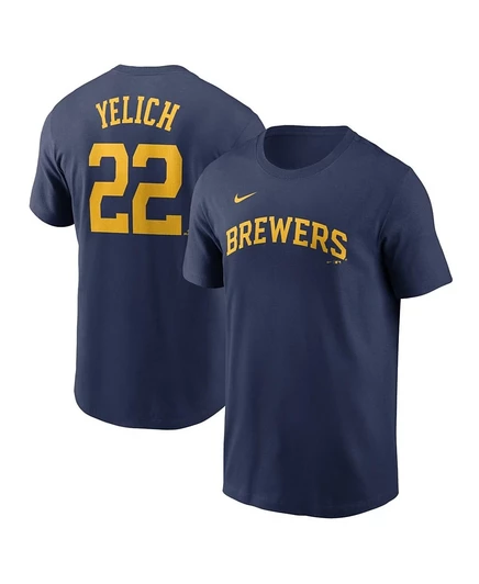 Мужская футболка Nike Christian Yelich, синяя