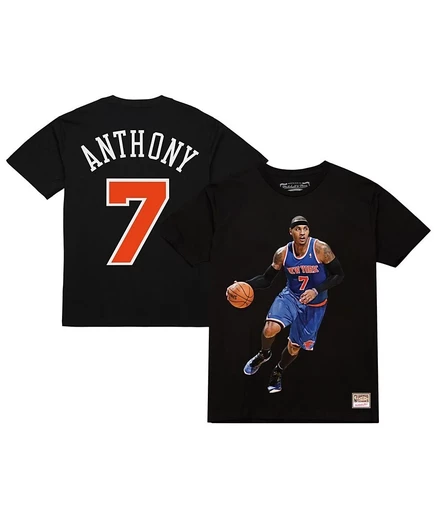 Мужская футболка Mitchell & Ness Carmelo Anthony, черная