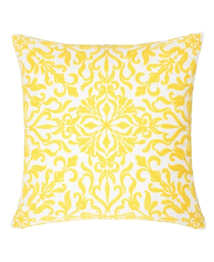 Декоративная подушка Homey Cozy Victoria из хлопка, 50×50 см, желтая