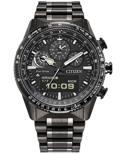 Мужские часы Citizen Promaster Skyhawk U830, 43 мм, серебристые