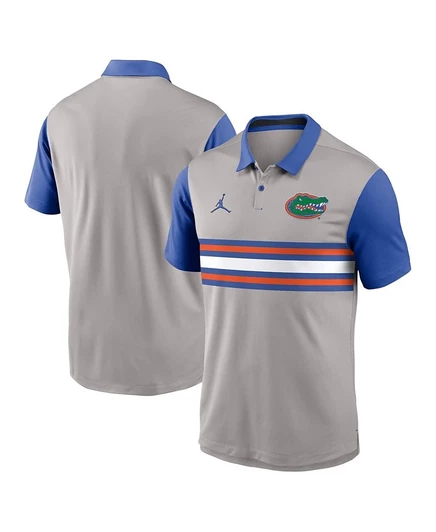 Мужское поло Jordan Florida Gators Vapor Performance, серо-синее