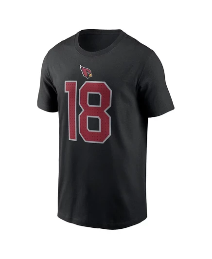 Мужская футболка Nike Marvin Harrison Jr., Cardinals, черная