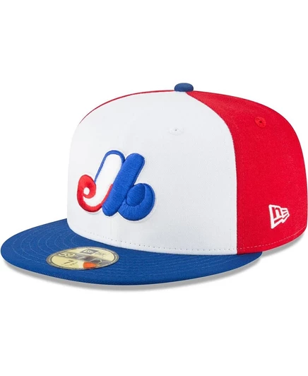 Мужская приталенная шляпа New Era White Montreal Expo Cooperstown Collection из шерсти 59-го размера, белая