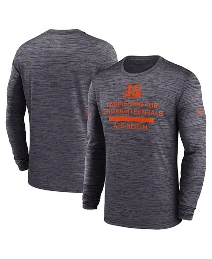Мужская футболка Nike Velocity Cincinnati Bengals, черная