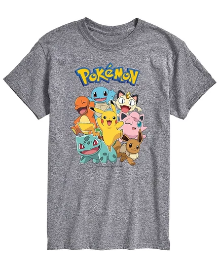 Мужская футболка Airwaves Pokémon Characters, серая