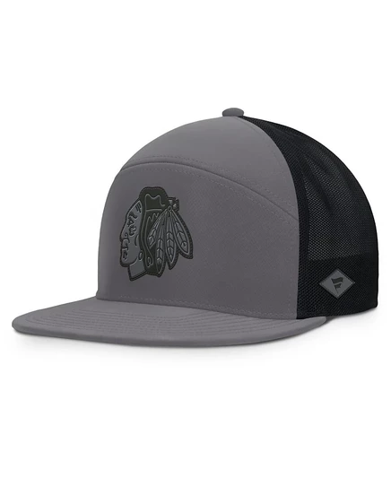 Мужская кепка Fanatics Chicago Blackhawks, серая
