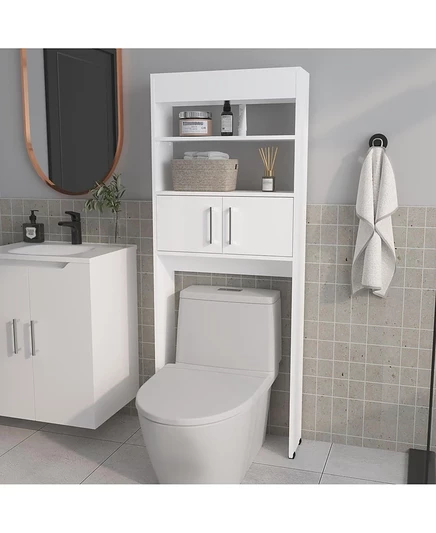 Шкаф над унитазом FM FURNITURE Bisbee 160×62×20 см, белый