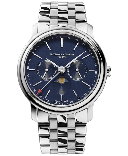 Мужские наручные часы Frederique Constant Swiss Classics 40 мм, серебристые