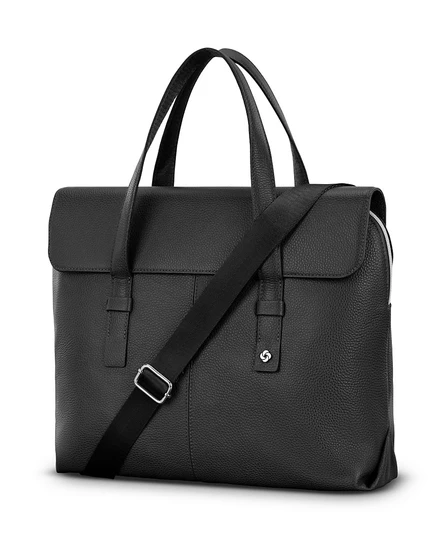 Портфель Samsonite Mobile Solution 2 14″ кожаный, черный