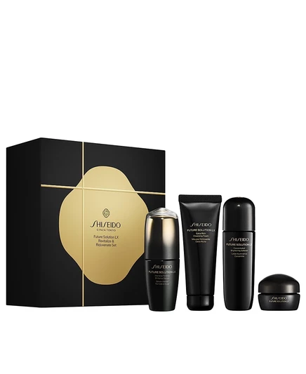Shiseido, 4 шт. Набор для восстановления и омоложения Future Solution LX без цвета