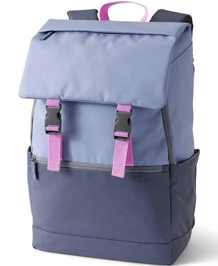 Детский рюкзак Lands End с клапаном, фиолетовый