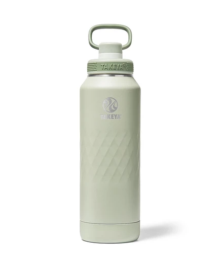 Термобутылка Takeya Sport 1,18 л с носиком, зеленая