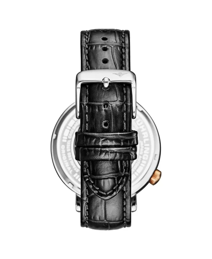 Мужские часы Stuhrling 1021 Quasar Skeleton с автоподзаводом 42 мм black