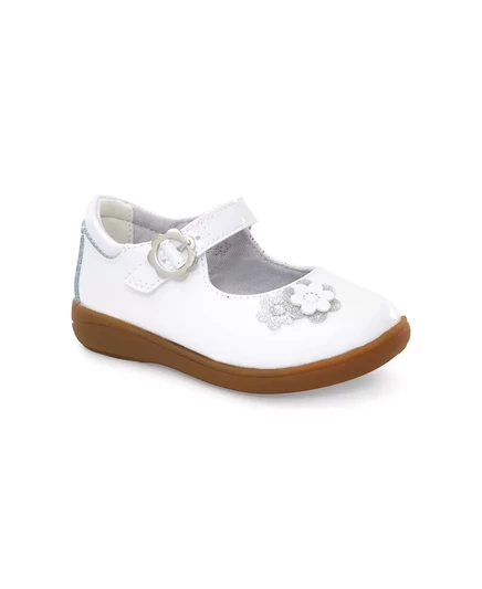 Кожаные туфли Stride Rite для маленьких девочек  white patent